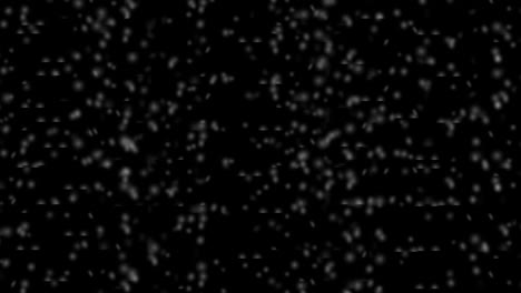Las-Partículas-De-Polvo-Se-Superponen-A-Partículas-Flotantes-Brillantes-Sobre-Fondo-Negro.